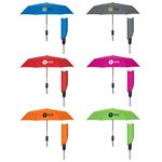 HH4127 42" Arc Telescopic Wave Umbrella With Custom Imprint
